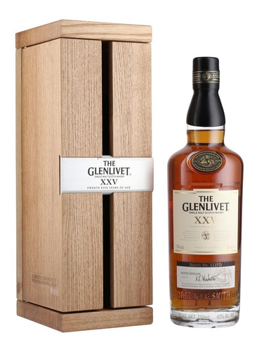 Imagen 1 de 7 de Whisky The Glenlivet Xxv Single Malt 25 Años 700ml Estuche 