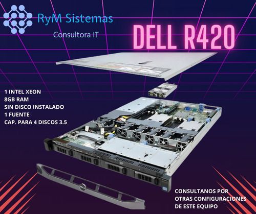 Servidor Dell R420 Impecable! Equipo Usado Como Nuevo!