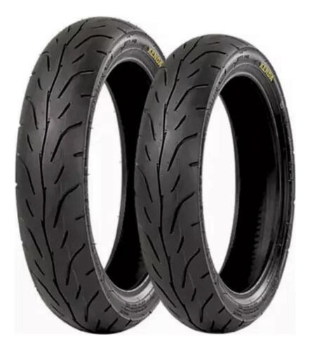 Par Pneu 100/80-14 + 120/70-14 Scooter, K711 Kenda, S/c