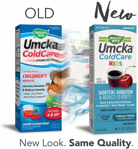Camino Umcka Coldcare Niños Jarabe De Cereza De La Naturalez