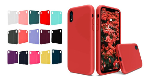 Funda Estuche Silicone Case Compatible iPhone XR/x/xs/xs Max