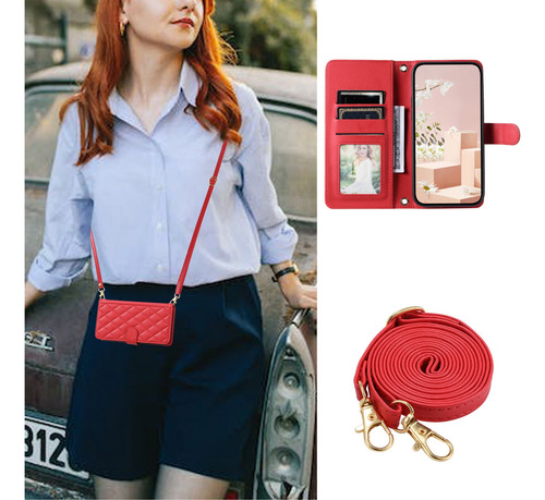 Funda Protectora De Piel Abatible Para Xiaomi 14t 5g/14t Pro 5g/poco M7 Pro 5g, Funda Protectora De Piel Con Correa De H