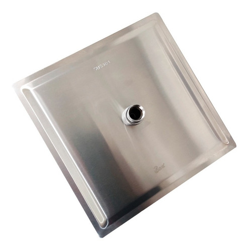 Ducha Ultrafina Alta Presión Cepillada Cuadrada 25cm Bari