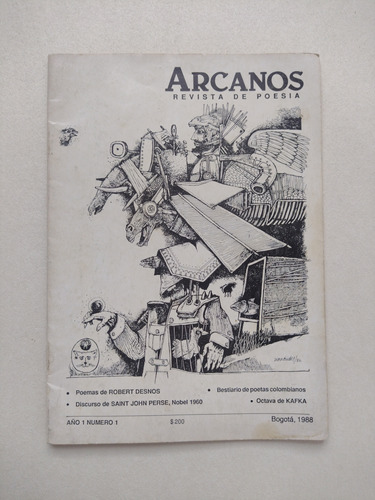 Arcanos : Revista De Poesía Año 1 Número 1, Bogotá 1988