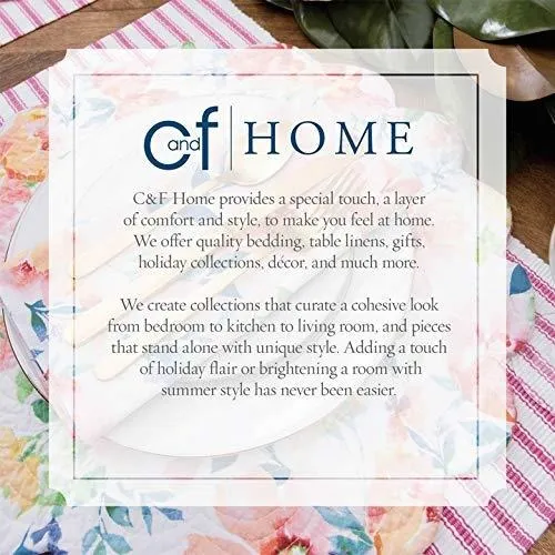 C&f Home Samara Primavera Paisley Verano Verde Azul Reversib