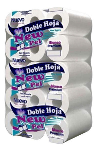 Papel Higiénico New Pel Doble Hoja 30 Rollos X 20mts, C/u