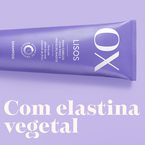 Shampoo Lisos Para Cabelos Com Frizz 200ml Ox