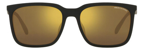 Lentes Armani Exchange, Ax 4117su 807873 57. Auténticos Color Negro Color de la lente Amarillo Color de la varilla Negro Color del armazón Negro Diseño Mirror