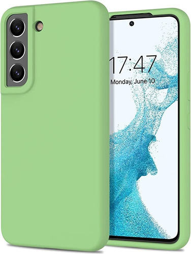 Funda De Silicona Para Samsung Galaxy S22 Plus (verde Claro)