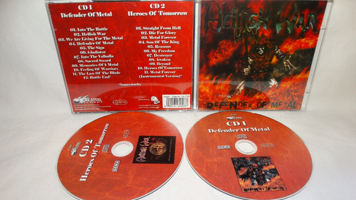 Hellish War - Defender Of Metal/heroes Of Tomorrow (2 Cds Po