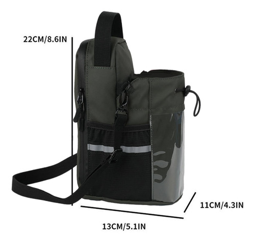 Bolso De Botella De Fitness Bolso De Hombro De Verde