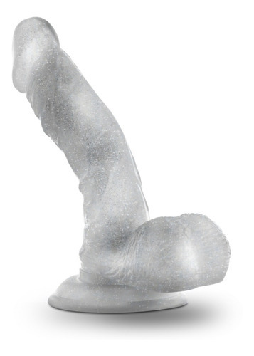 Hermoso Dildo Glitter 18cm Curvado Punto G B Yours Ventosa