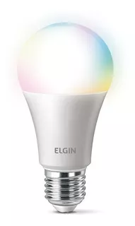 Lâmpada Led 10w Rgb Inteligente Wifi Smart Color - Elgin 110V/220V