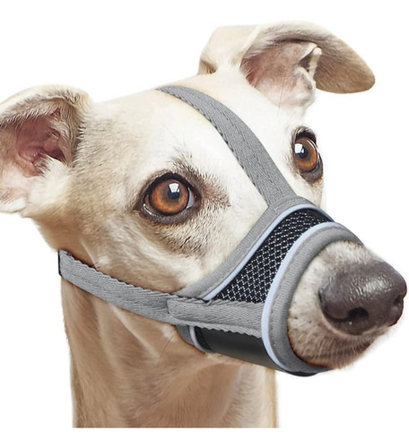 La Cómoda Máscara De Malla Para Mascotas Dog Muzzle Evita Mo