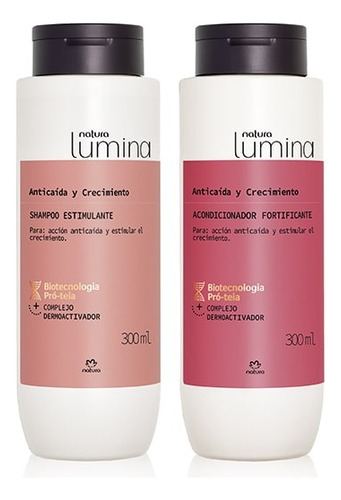 Kit Lumina Antiquiebre Shampoo Y Acondicionador Natura Cande