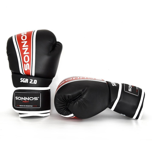 Guante De Boxeo Sonnos Sgr 2.0 Cuero Pu 10 12 Onz Homolo Fab