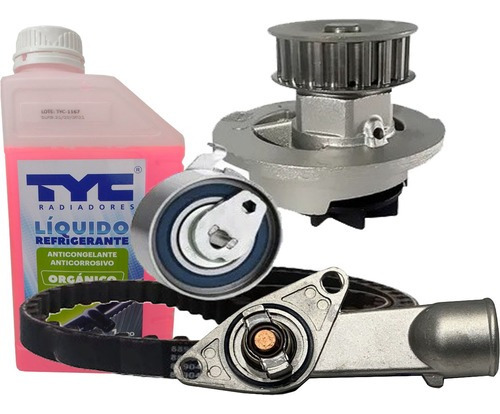 Kit Distribucion+ Bba+ Termost+ Refrig. Chev Prisma 1.4 8v