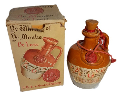 Botella De Whisky Vacía Para Colección Of The Monks The Luxe