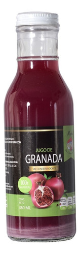 Jugo De Granada  Mashei 1 Pz 360 Ml 100% Natural