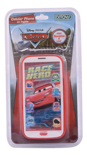 Celular Infantil 3d Cars Disney Ditoys ELG 2090 El Gato