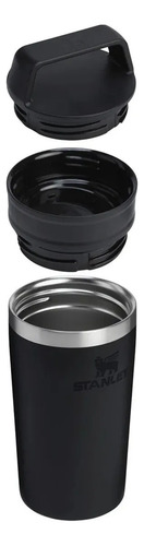 Vaso Térmico Stanley Café To-go Travel Mug 354 Ml. Negro Lisa