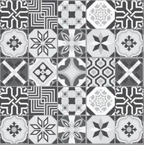Comprar Plancha Vinilo Lamina Azulejo Mosaico Piso Adhesivo 2x0.70m Color 28 Evora Bw