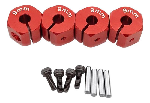 3 Repuestos De Bujes De Rueda Hexagonales Rc Para Scx10 Cc01