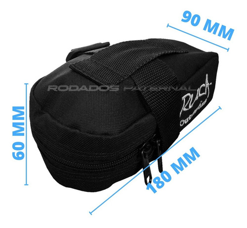 Imagen 2 de 8 de Bolso Bajo Asiento Bicicleta Ruca Yehuin Grande Porta Herram