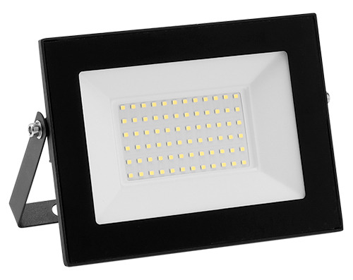 Foco Led 50w Negro Ip65 Fría 5000lm Vivion