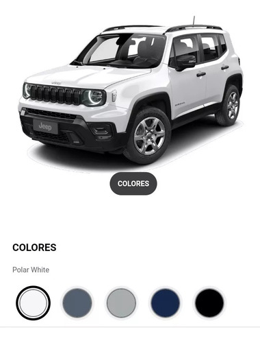 Color De Retoque Jeep Blanco Polar Renegade Compass Patriot