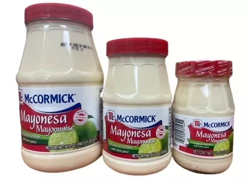Mccormick mayonesa con jugo de limón (frascos 3 x 390 g
