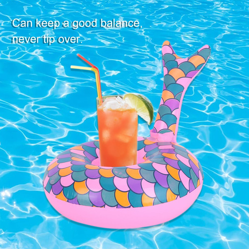 Drink Floats, 10 Unidades, Soportes Flotantes Inflables, Vas