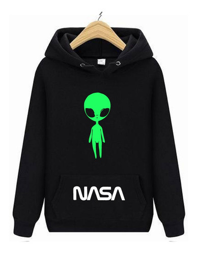 Buzo Chompa Algodon Personalizado Nasa Alien Espacio - 114