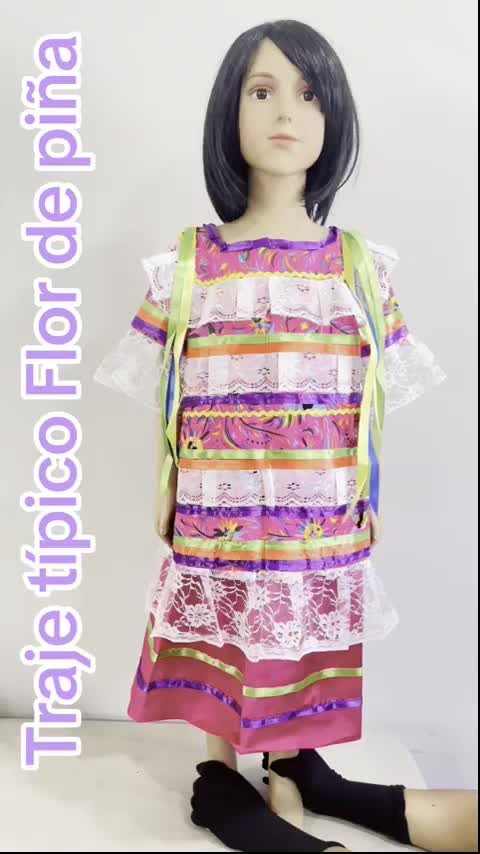 Traje Tipico Flor De PiÃ±a Oaxaca Traje Típico Flor De Piña