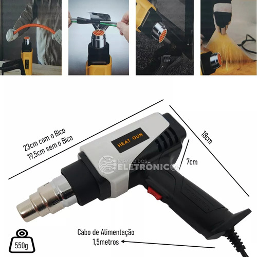 Soprador E Aquecedor 1200w Com Painel Digital 110v