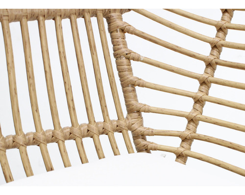 Silla De Ratan Para Exteriores Jardines Con Cojin