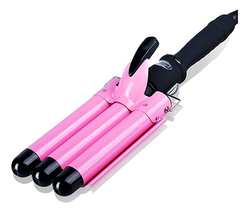 3 Barrel Curling Iron Hair Curler 25mm Quick Heated Ceramic.