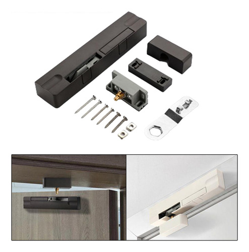Amortiguador De Puerta, Automático Con Tornillo, R Marrón