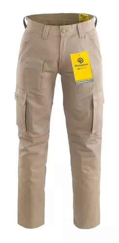 Pantalon Pampero Cargo Trabajo Hombre Reforzado Original