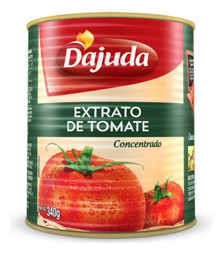 Extrato De Tomate Concentrado D'juda - Lata 340g
