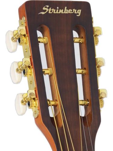 Imagem 4 de 9 de Violão Strinberg Sy25 New Yorker Parlor Elétrico C/ Afinador