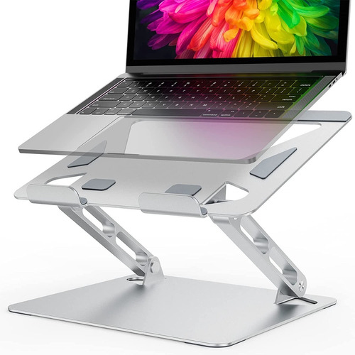 Soporte De Laptop Para Escritorio Color Plata Marca Kovotech