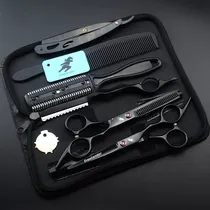 Comprar Kit +2 Tijeras +2 Navajas +2 Peines 6   Barbería Peluquería