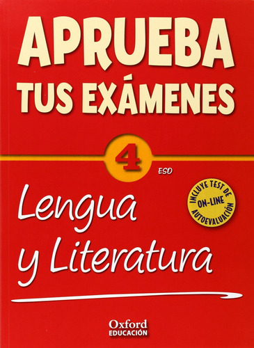 Libro Aprueba Tus Exámenes: Lengua Castellana Y Literatura 