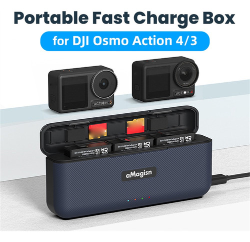 . Hub De Carga De Batería Para Dji Osmo Action 4/3 .