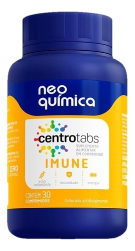 Suple Centrotabs Imune Multivitamínico 30 Caps Neo Química Sabor Sem Sabor