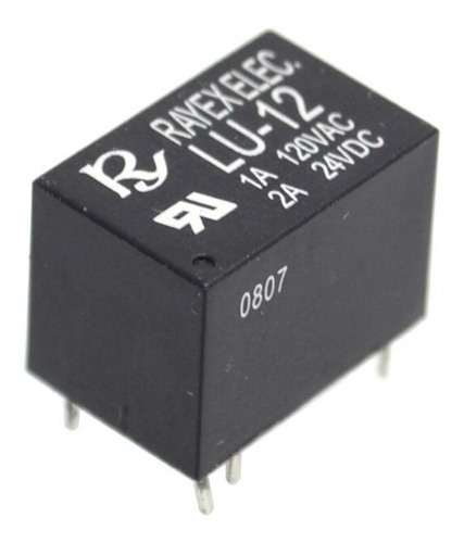 Rele Multiuso Lu-12 Rayex Ac 120v Dc 12v 24v 2a 6 Pines