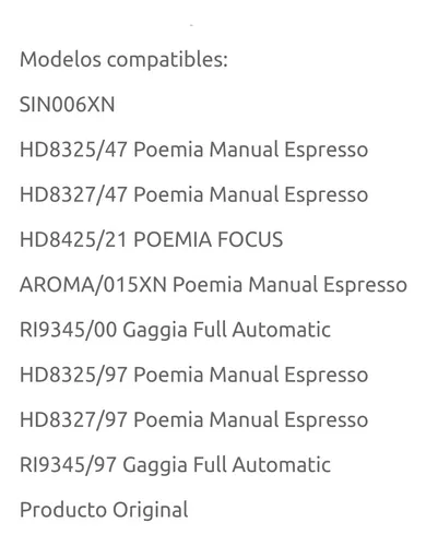 Soporte De Cierre Portafiltro Cafetera Philips Saeco Poemia (Usado)