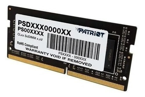 Memoria Ram Ddr4 Patriot Metal Hs 16 Gb A 3200 Mhz Portatil
