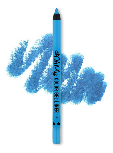 Lamel Oh My Color Gel Eye Liner - Larga Duración, Impermeabl